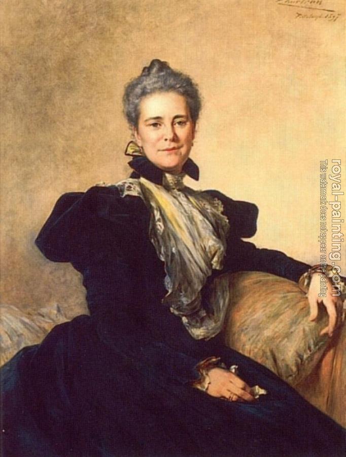 Theobald Chartran : Portrait of Mrs Charles Lockhart
